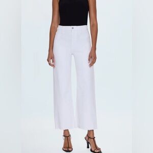Pistola Penny high rise wide leg pant white 29
